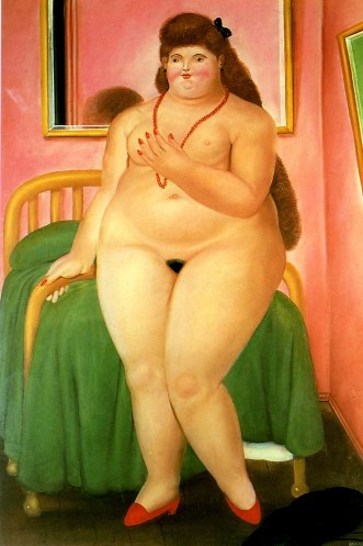 BOTERO NUDO PITTURA SOVRAPPESO OBESITA METABOLISMO ORMONI ENDOCRINOLOGIA GRASSO TIROIDE ORMONI TIROIDEI