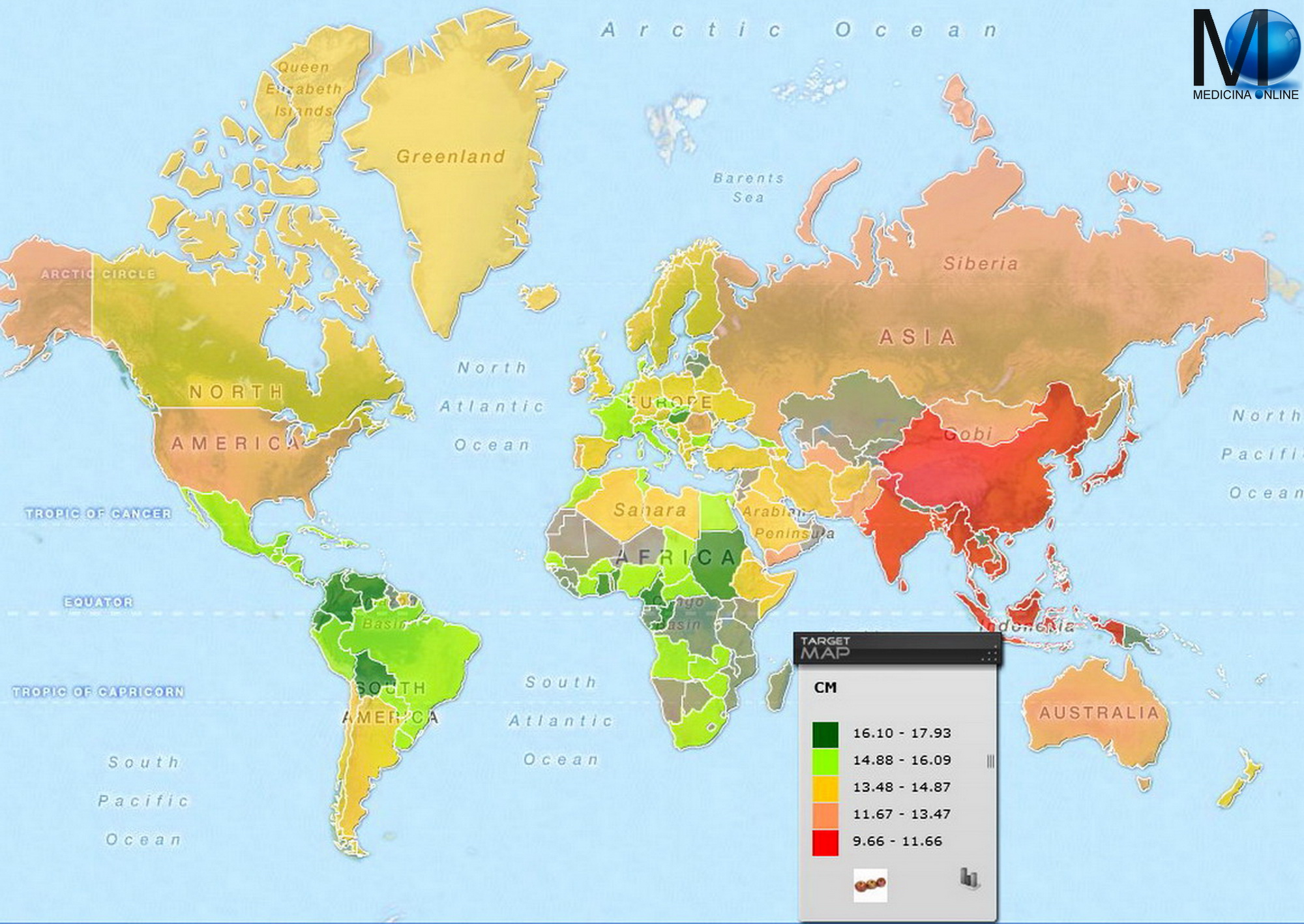 Mappa mondiale della lunghezza del pene: gli italiani quale posizione  occupano? | MEDICINA ONLINE