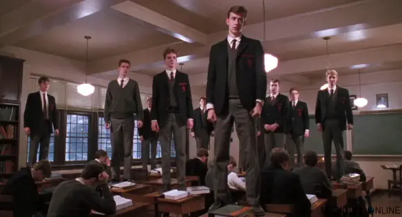 MEDICINA ONLINE CINEMA L'ATTIMO FUGGENTE MOVIE USA OH CAPITANO MIO CAPITANO RECENSIONE IMMAGINE WALLPAPER PICS HI RES PHOTO DEAD POETS SOCIETY