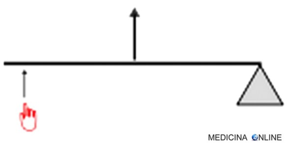 MEDICINA ONLINE LEVA DI SECONDO TIPO GENERE VANTAGGIOSA SVANTAGGIOSA FULCRO POTENZA FORZA RESISTENZA ESEMPI.jpg