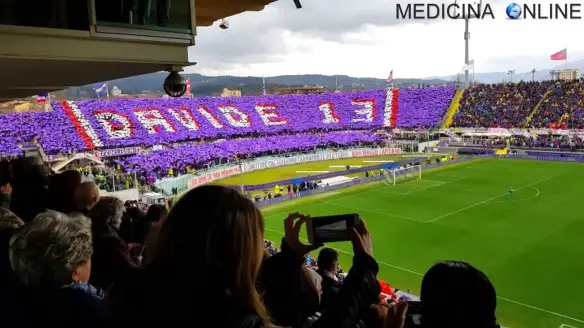 MEDICINA ONLINE 11 MARZO 3 2018 COREOGRAFIA FIORENTINA BENEVENTO CALCIO TIFOSI CURVA FIESOLE STADIO FRANCHI DAVIDE ASTORI CAPITANO.jpg