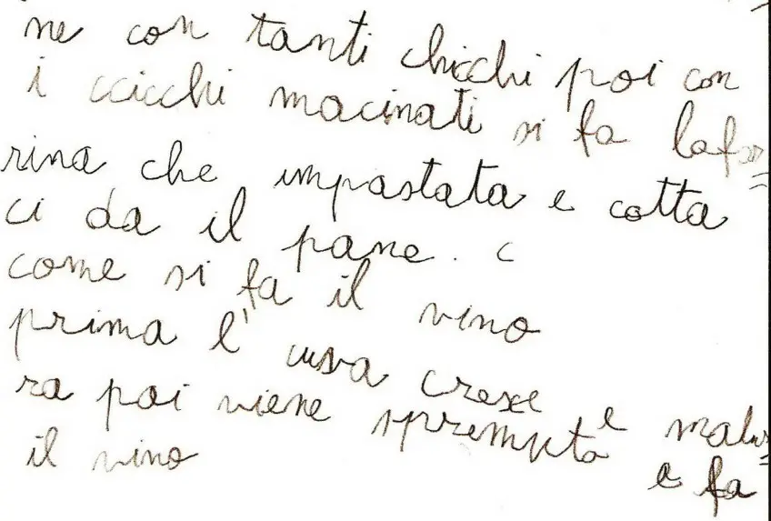 MEDICINA ONLINE DISGRAFIA IMMAGINE ESEMPIO