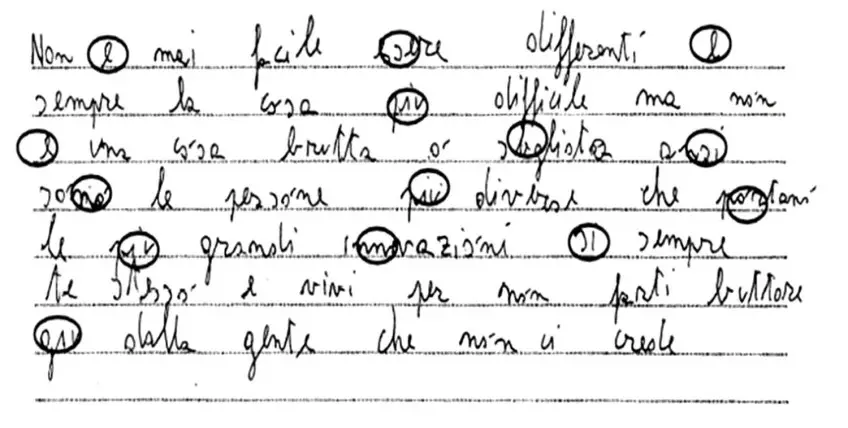 MEDICINA ONLINE DISORTOGRAFIA IMMAGINE ESEMPIO