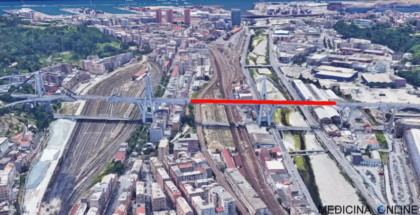 MEDICINA ONLINE PONTE MORANDI A10 GENOVA CROLLO MORTI IMMAGINI VIDEO