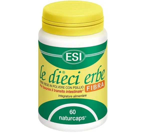 MEDICINA ONLINE ESI Le dieci erbe FIBRE integratore per la stipsi posologia  indicazioni ingredienti contenuto modo d'uso controindicazioni avvertenze foglietto illustrativo farmacia costipazione stitichezza lassativo.jpg