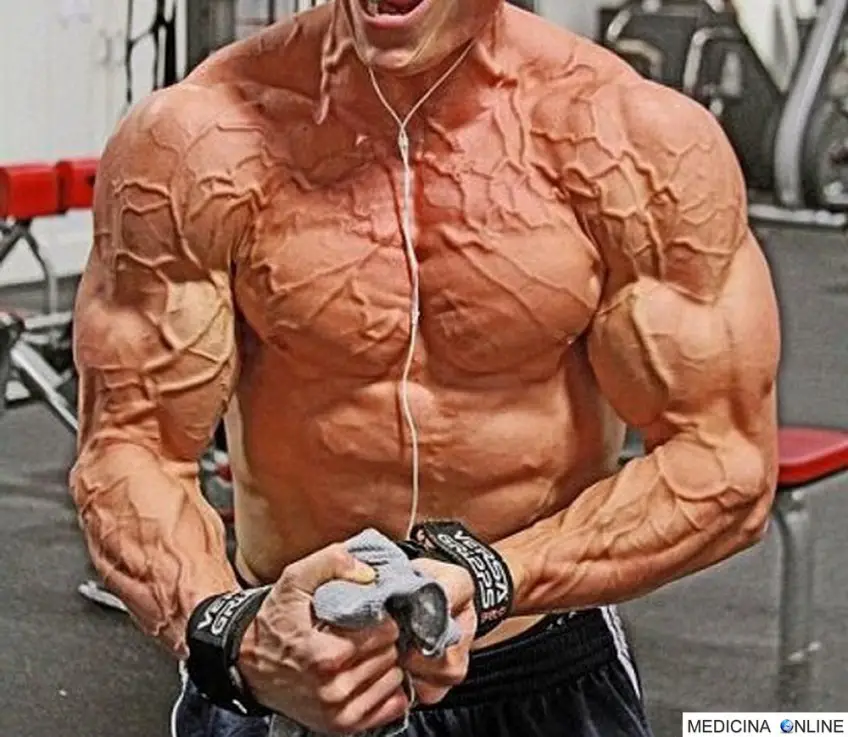 MEDICINA ONLINE DOPING BODYDUILDING VASCOLARIZZAZIONE IMMAGINE.