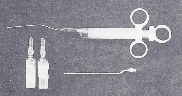 MEDICINA ONLINE TERAPIA SCLEROSANTE EMORROIDI SIRINGA AGO MONOUSO ANESTESIA SPINALE AGO A BAIONETTA CON PUNTA ASSOTTIGLIATA