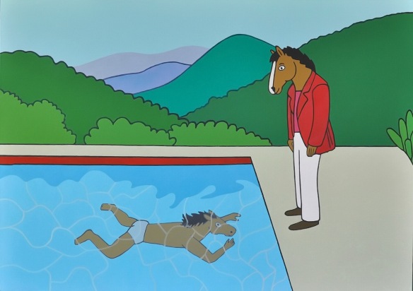 MEDICINA ONLINE BOJACK HORSEMAN IL PANORAMA A META' STRADA CURIOSITA' Portrait of an Artist Pool with Two Figure David Hockney.jpg